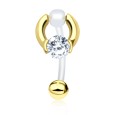 CZ S316L Intimate Piercing INTP-11b